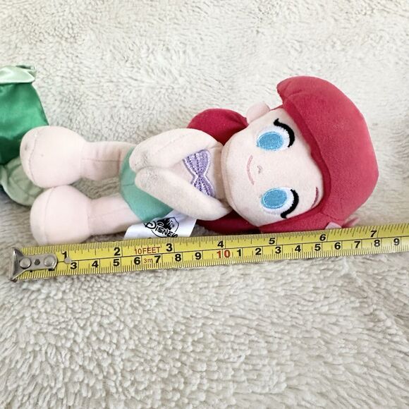 Disney nuiMOs Ariel The Little Mermaid Plush Doll 7" Removeable Tail Poseable - Picture 8 of 8